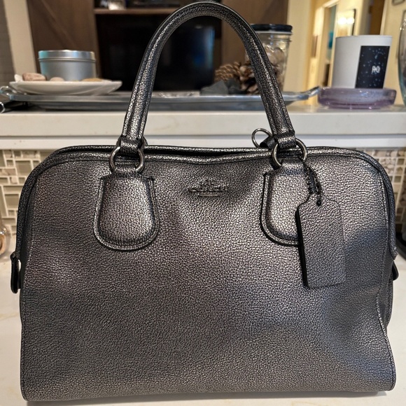 Coach Mini Bennet Satchel, Graphite - Picture 1 of 7